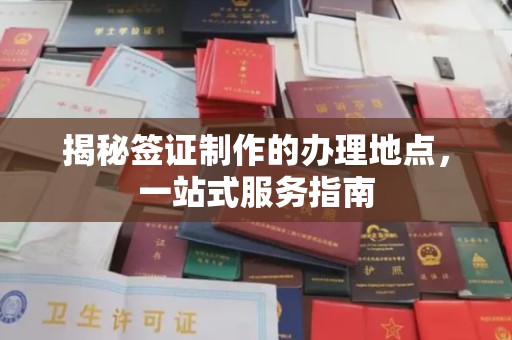 荆州揭秘签证制作的办理地点，一站式服务指南